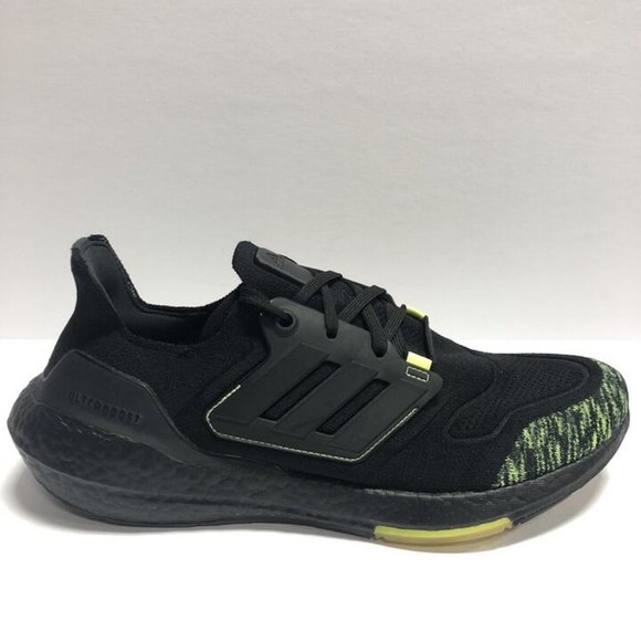 adidas gazelle silver green womens adidas Men's Pureboost 22 Running Shoe, Black/White/Solar Yellow, 9